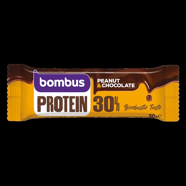 BOMBUS Protein 30% arašídy a čokoláda 50 g