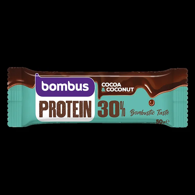 BOMBUS Protein 30% kakao a kokos 50 g