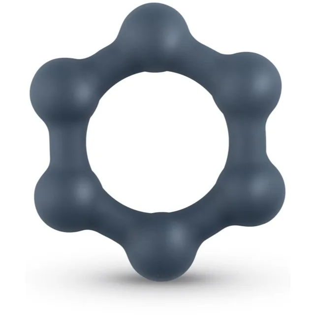 Boners Hexagon Cockring Steel Balls kroužek na penis 7.5 cm