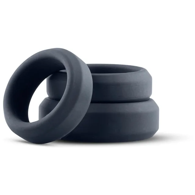 Boners Wide sada kroužků black 3 ks