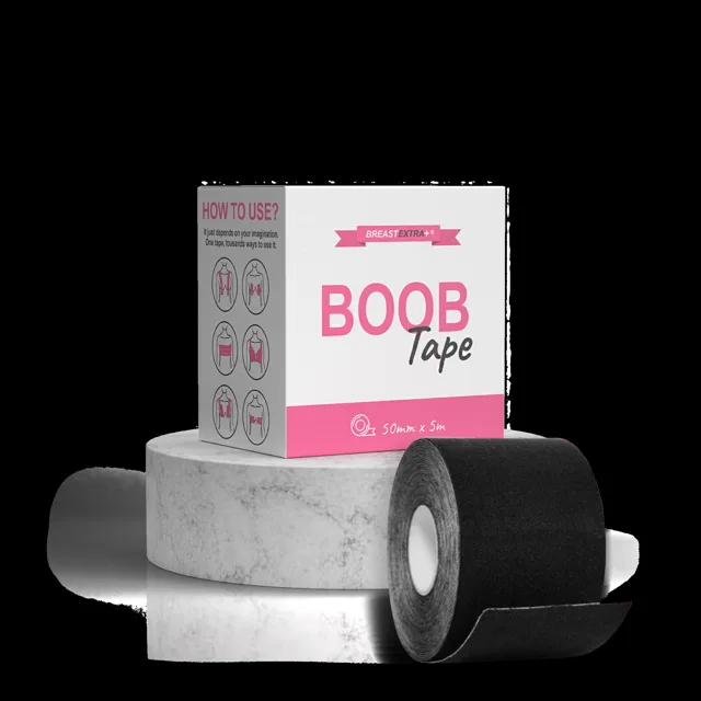 BOOB Tape (černá) – speciální lepicí páska na prsa
