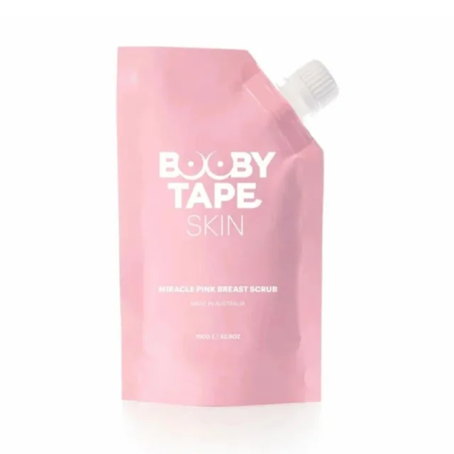 BOOBY TAPE MIRACLE PINK BREAST SCRUB Peeling na dekolt, 150 g