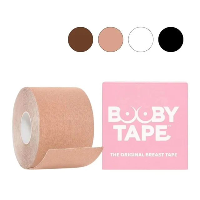 BOOBY TAPE neviditelná podprsenka (lepicí pásky na prsa), 5 m Barva: Bílá