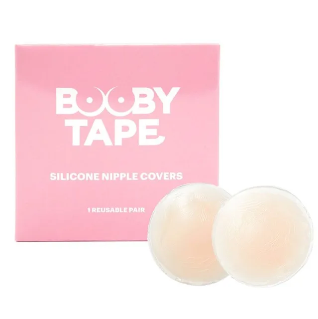 BOOBY TAPE Silikonové kryty na bradavky, 1 pár