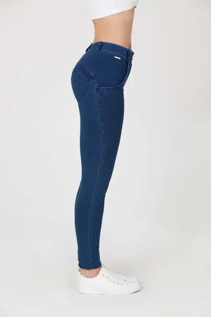 Boost Jeans Boost Jeans Mid Waist Dark Blue, M, tmavě modrá