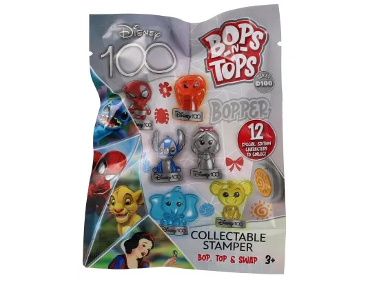Bops n Tops Disney figurka s razítkem - mix variant 1 ks