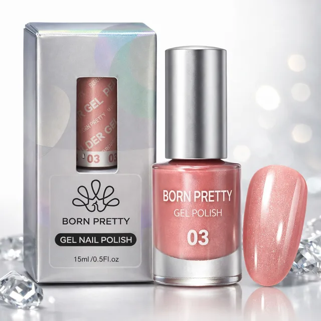 BORN PRETTY Gel Nail Polish – gelový lak na nehty 15 ml (odstín 03)