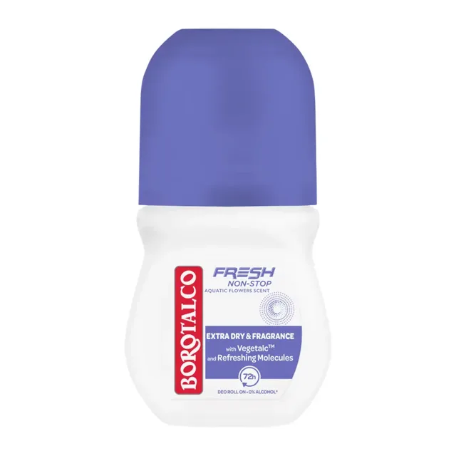 Borotalco Antiperspirant roll on Fresh Non-Stop Aquatic Flowers  50 ml