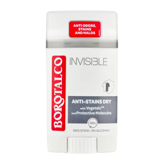 Borotalco Antiperspirant tuhý Invisible 40 ml