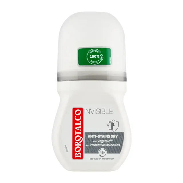 Borotalco Deodorant roll-on Invisible 50 ml