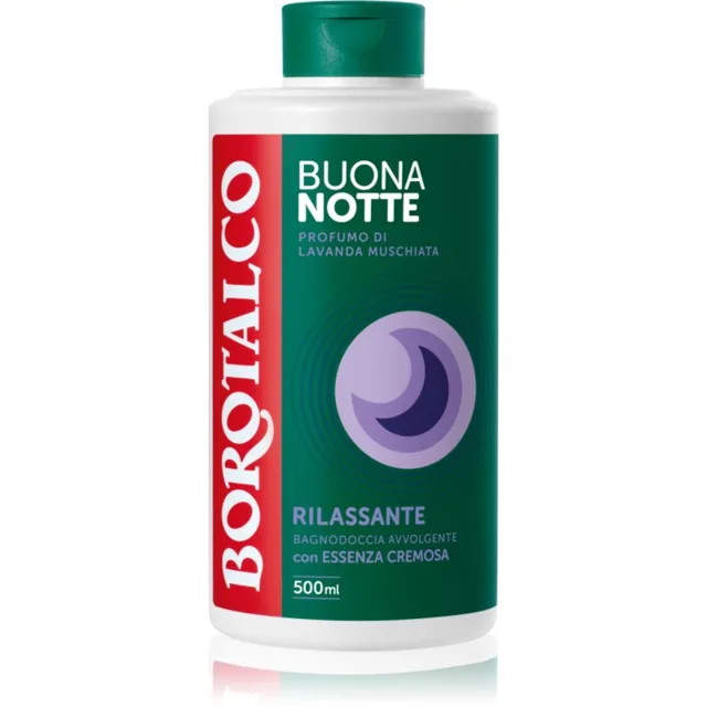 Borotalco Good Night Relaxing sprchový gel pro klidný spánek vůně Musk Lavender 500 ml