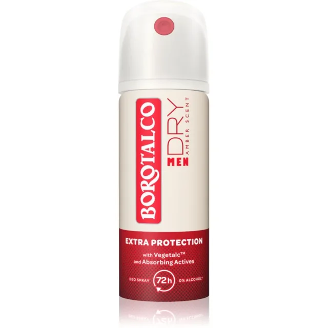 Borotalco MEN Dry deodorant ve spreji 72h vůně Amber 40 ml