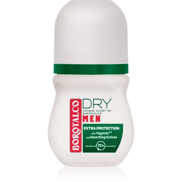 Borotalco MEN Dry kuličkový deodorant roll-on 72h vůně Original 50 ml