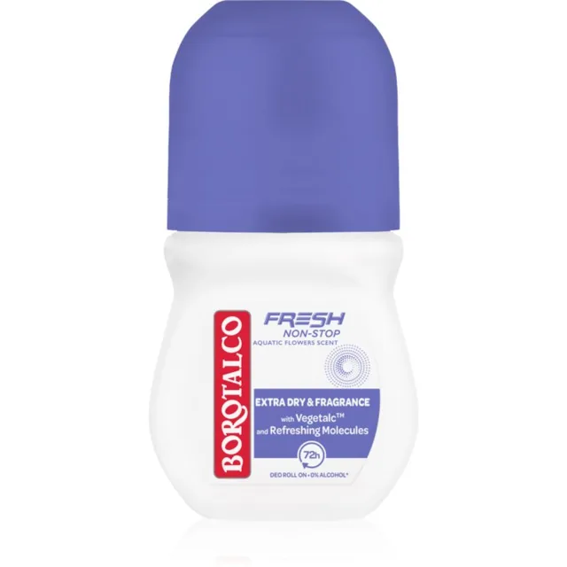 Borotalco Non-Stop Fresh Aquatic Flowers deodorant roll-on 72h 50 ml