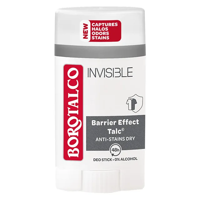 BOROTALCO Tuhý deodorant Invisible 40 ml