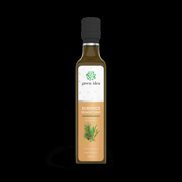 Borovicový sirup - třtinový 250 ml - Green idea