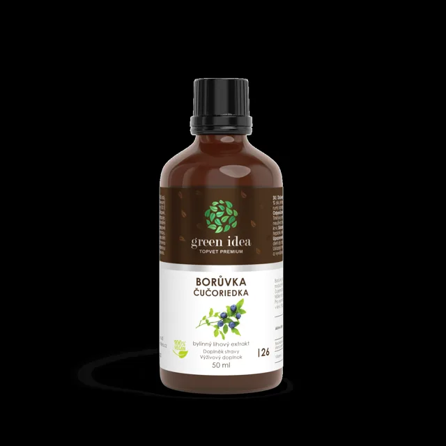 Borůvka – tinktura – kapky 50 ml – Green idea
