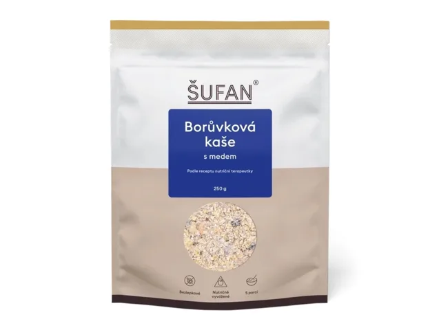 Borůvková kaše s medem, 250 g