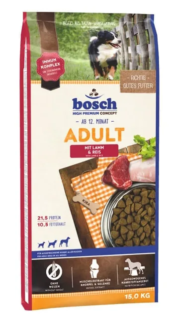 BOSCH Adult Lamb &amp; Rice 15 Kg