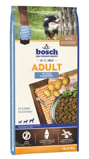 BOSCH Adult ryba &amp; brambory 15 kg