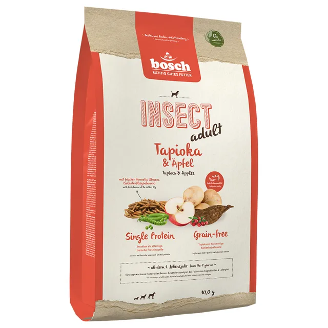 bosch HPC Adult Insect, jablko a tapioka - 10 kg