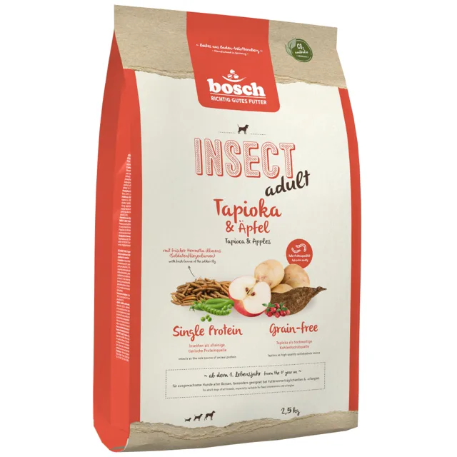 bosch HPC Adult Insect, jablko a tapioka - 2,5 kg