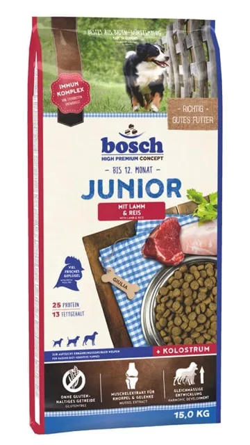 BOSCH Junior lamb &amp; rice 15 kg