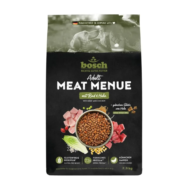BOSCH Meat Menue Adult s hovězím masem a kuřecím masem 2,5 kg granule pro psy