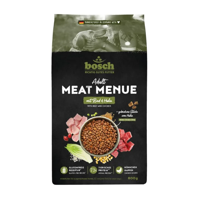 BOSCH Meat Menue Adult s hovězím masem a kuřecím masem 800 g granule pro psy