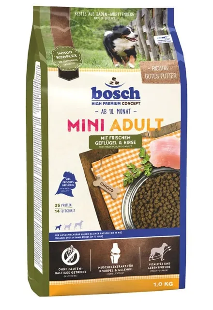BOSCH Mini adult drůbež a jáhly 1 kg