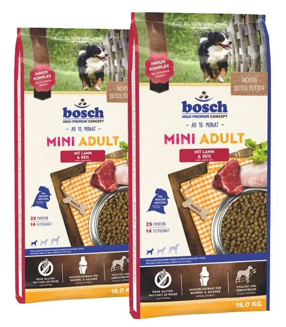 BOSCH Mini Adult Lamm &amp; Reis 2 x 15 kg