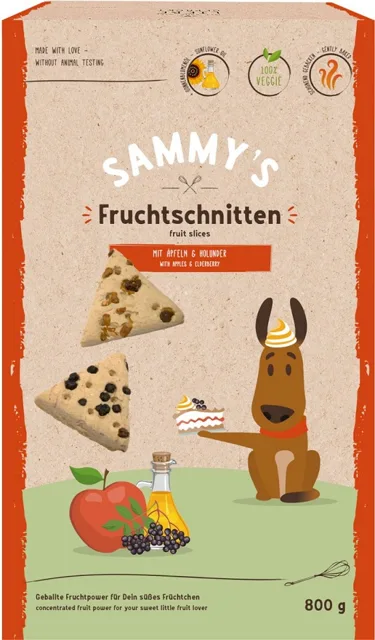 BOSCH SAMMY’S Fruit Slices Ovocné trojúhelníčky 800 g