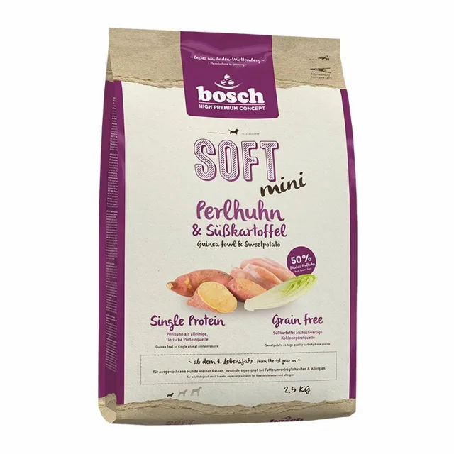 BOSCH Soft mini perlička a sladké brambory 2,5 kg