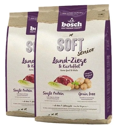 BOSCH Soft Senior Kozí maso &amp; Brambory 2 x 12,5 kg