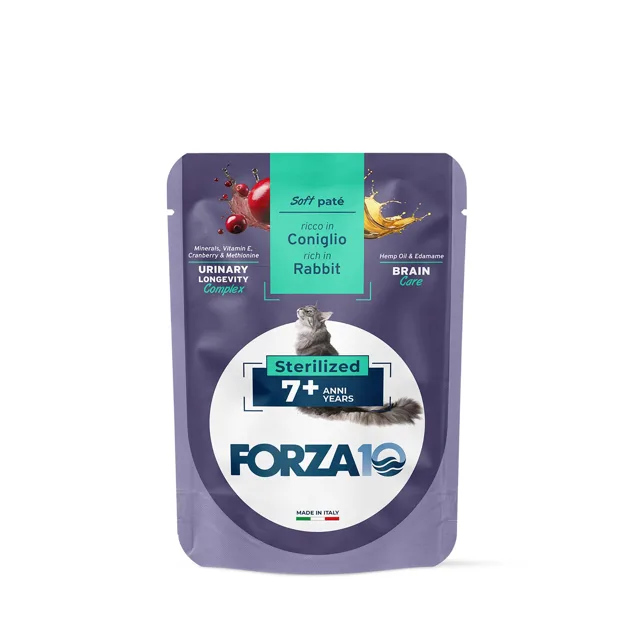 BOTANICAT FORZA10 Soft Paste Sterilized 7+ let - bohaté na lososa (24 x 80 g)