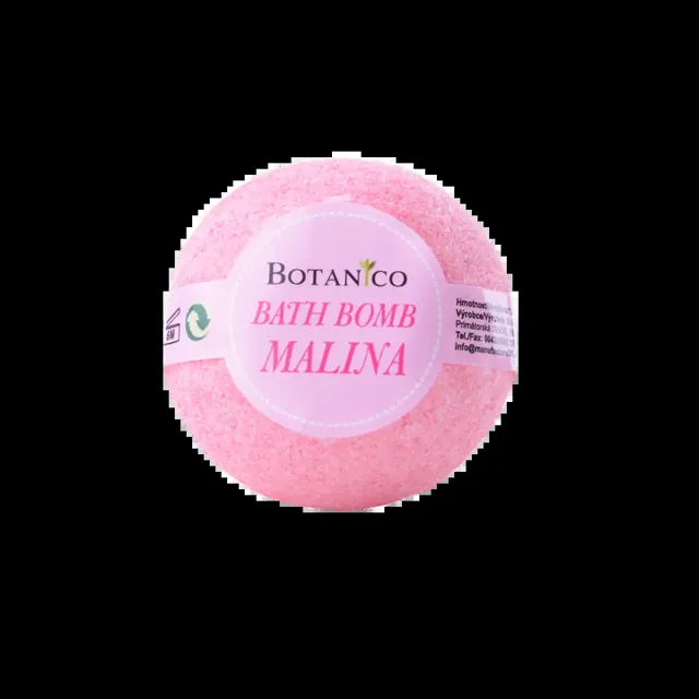 Botanico Bomba do koupele s vůní maliny 50 g