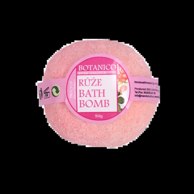 Botanico Bomba do koupele s vůní růží 50 g