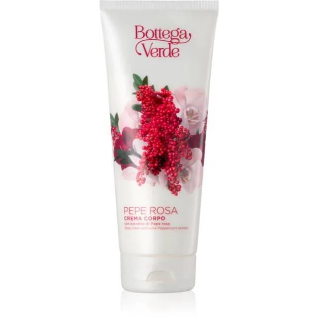 Bottega Verde Pepe Rosa hydratační tělový krém 200 ml