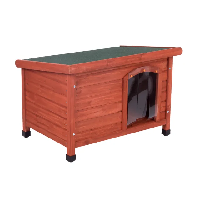 Bouda pro psy Woody s rovnou střechou - vel. S: Š 85 x D 57 x V 58 cm