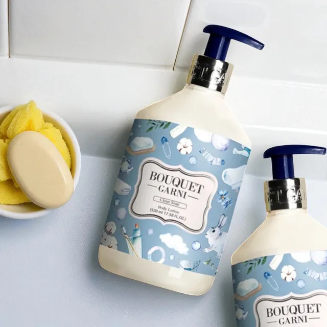 BOUQUET GARNI - Fragranced Body Lotion Clean Soap - Parfémované tělové mléko s vůní čistého mýdla - 520 ml