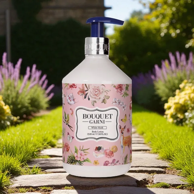 BOUQUET GARNI - Fragranced Body Lotion White Musk - Parfémované tělové mléko s vůní white musk - 520 ml