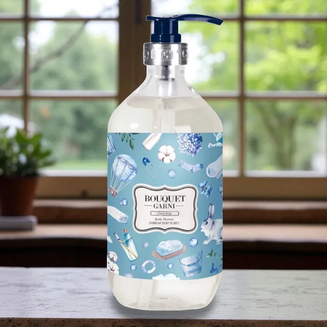 BOUQUET GARNI - Fragranced Body Shower Clean Soap - Parfémovaný sprchový gel s vůní čistého mýdla - 520 ml