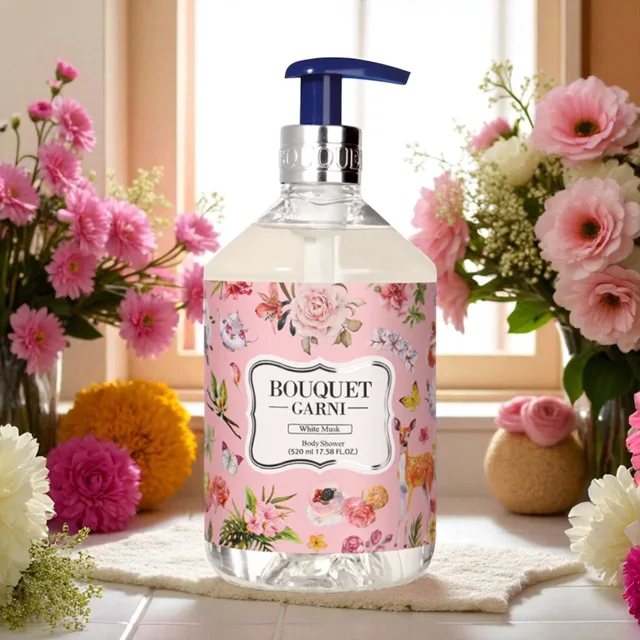 BOUQUET GARNI - Fragranced Body Shower White Musk - Parfémovaný sprchový gel White Musk - 520 ml