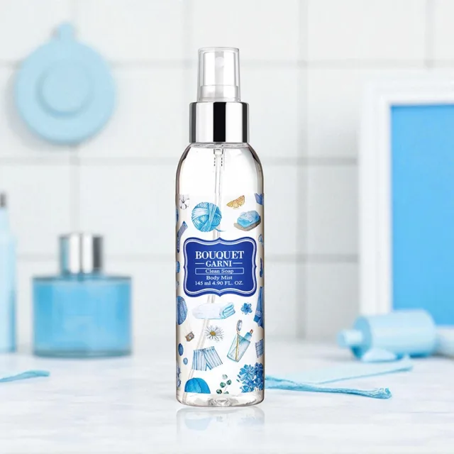 BOUQUET GARNI - Fragranced Hair & Body Mist Clean Soap - Vonný sprej na vlasy a tělo s vůní čistého mýdla -  145 ml