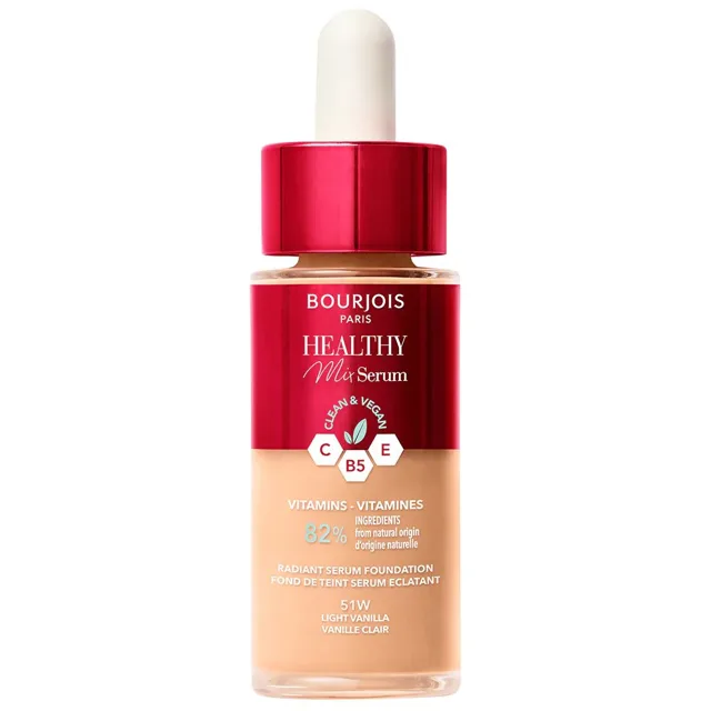 Bourjois Lehký make-up Healthy Mix Radiant Serum Foundation 30 ml 51W Light Vanilla
