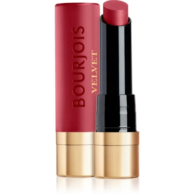 Bourjois Rouge Velvet The Lipstick dlouhotrvající rtěnka s matným efektem odstín 54 Cherry Amour 2.4 g