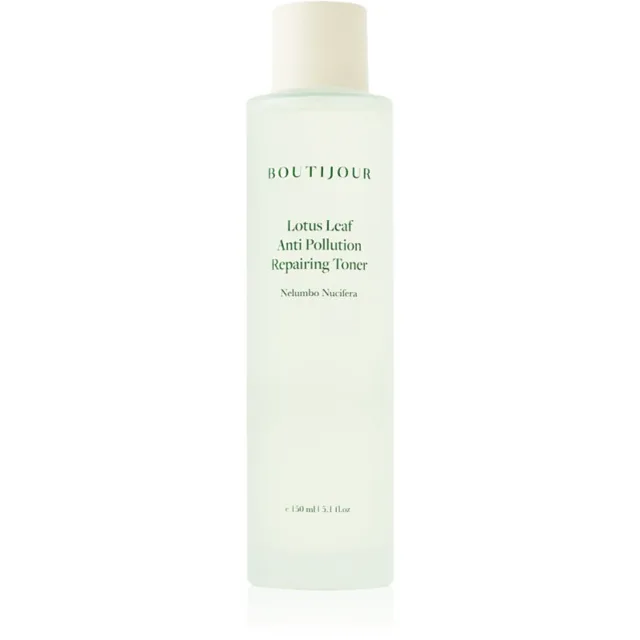 BOUTIJOUR Lotus Leaf Anti-Pollution Repairing Toner esenciální zklidňující tonikum pro citlivou pleť 150 ml