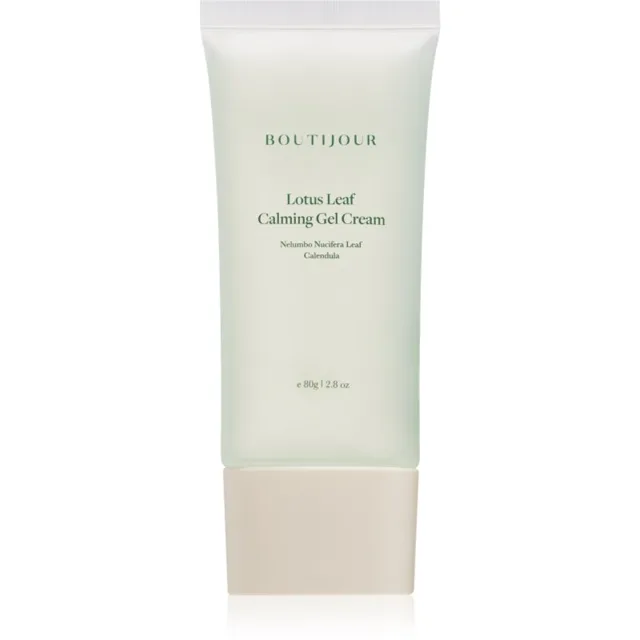 BOUTIJOUR Lotus Leaf Calming Gel Cream hydratační a zklidňující krém pro posílení kožní bariéry 80 g