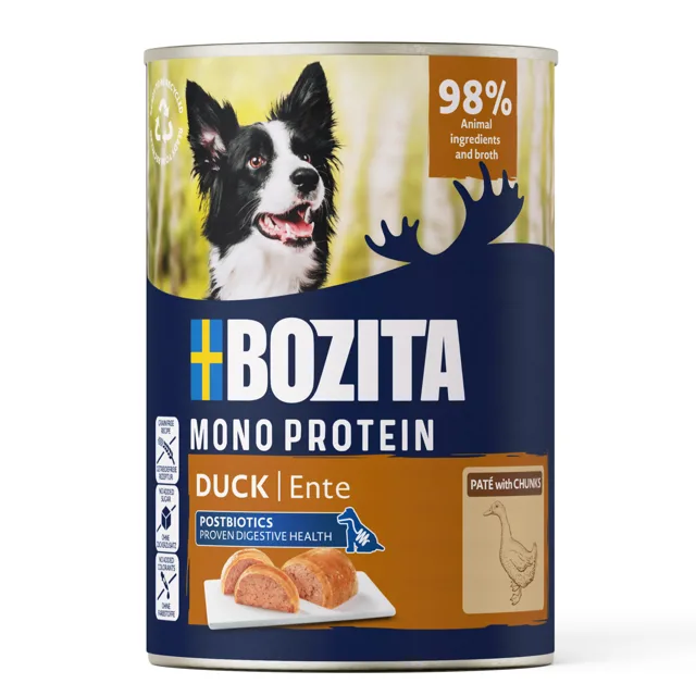 Bozita Dog Pate 6 x 400 g - kachní