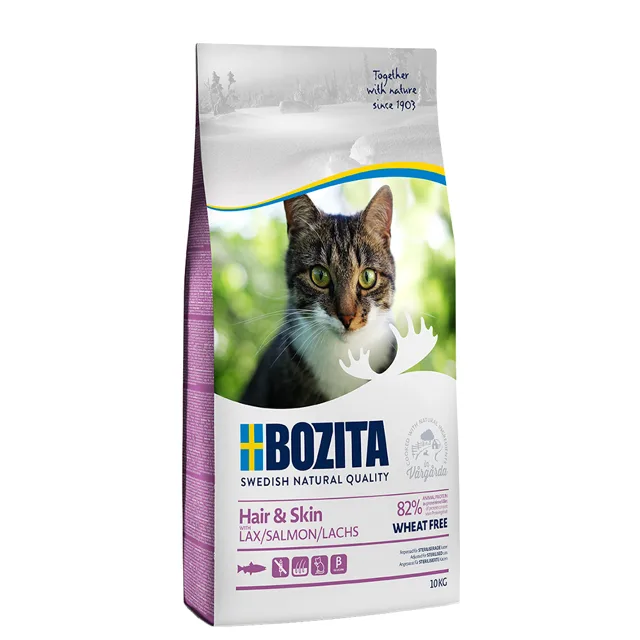 Bozita Hair & Skin bez pšenice - 2 x 2 kg